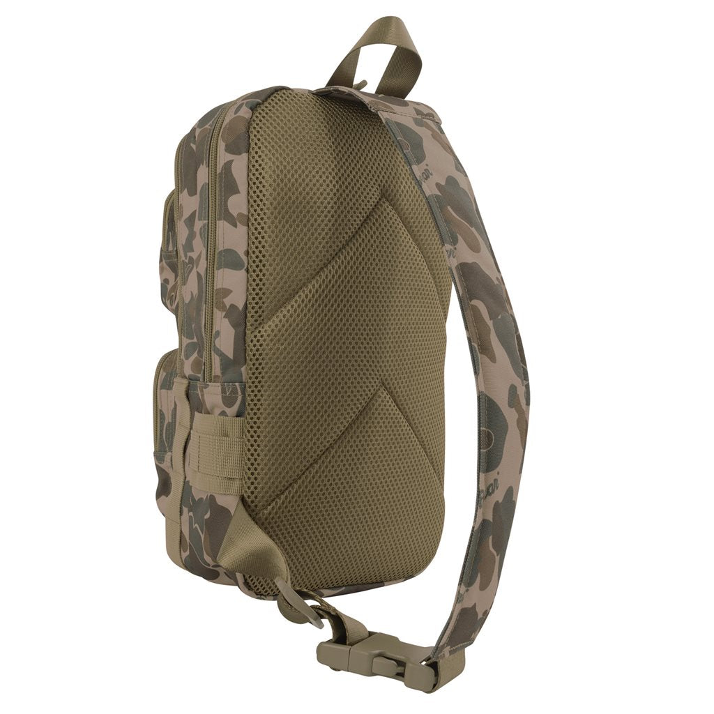 Mochila bandolera TACTICAL TRAVELER en poliéster 600D con revestimiento PVC