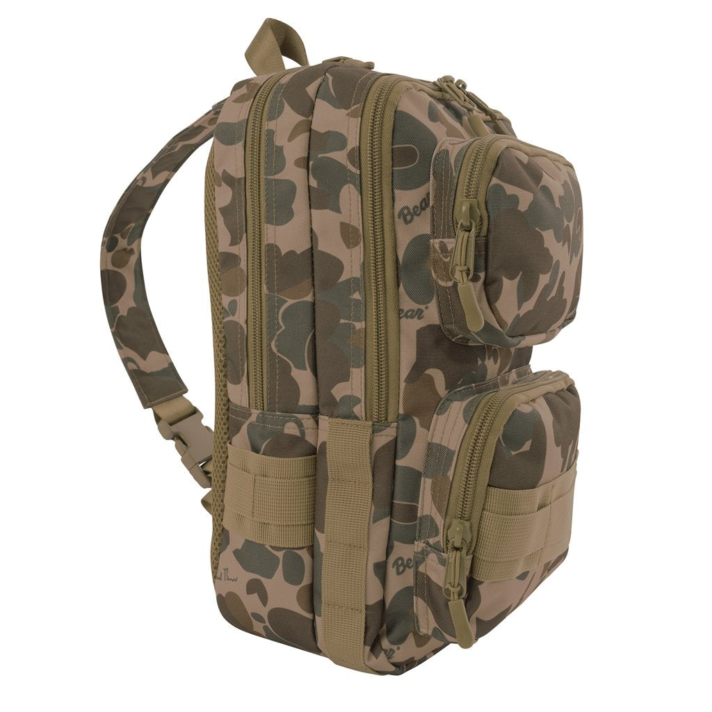 Mochila bandolera TACTICAL TRAVELER en poliéster 600D con revestimiento PVC