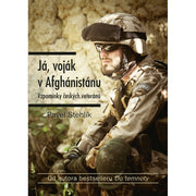 Portada del libro 'JÁ, VOJÁK V AFGHÁNISTÁNU' de Pavel Stehlík, encuadernado sobre veteranos de guerra
