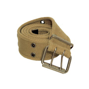 Cinturón VAGE KHAKI con doble hebilla metálica, algodón, ancho 4,5 cm (modelo 4171KH)