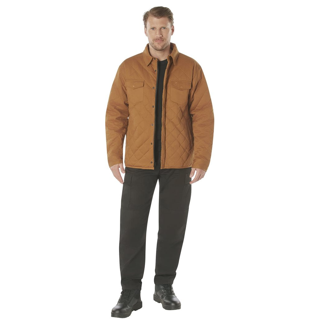 Chaqueta acolchada DIAMOND QUILT de algodón para hombre