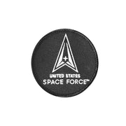 Parche velcro US Space Explorer Ø 8,3 cm con símbolo Delta Space Force y texto United States Space Force