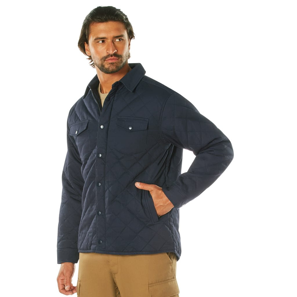 Chaqueta acolchada Diamond Quilt de algodón - imagen del producto