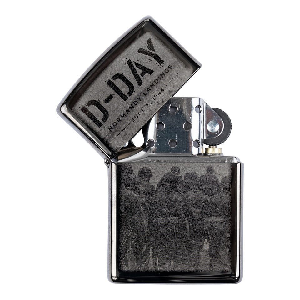 Encendedor ZIPPO D-DAY Normandy de gasolina conmemorativo del Desembarco de Normandía