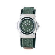Reloj SMITH & WESSON verde con correa de nailón oliva y cierre de velcro
