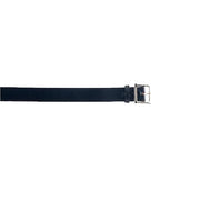 Cinturón de cuero GARRISON negro 45 mm con hebilla metálica niquelada