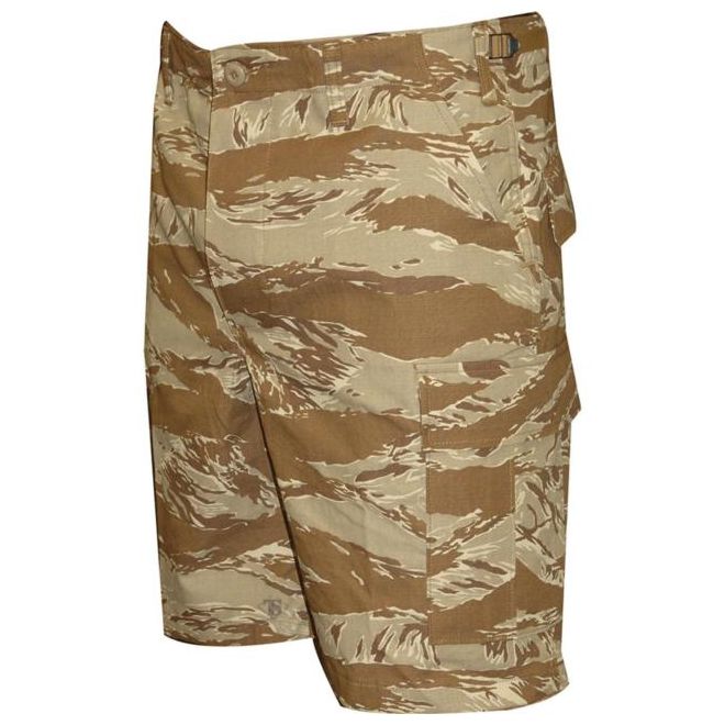 Bermudas TRU-SPEC BDU rip-stop Desert Tiger Stripe con bolsillos cargo y ajuste de cintura