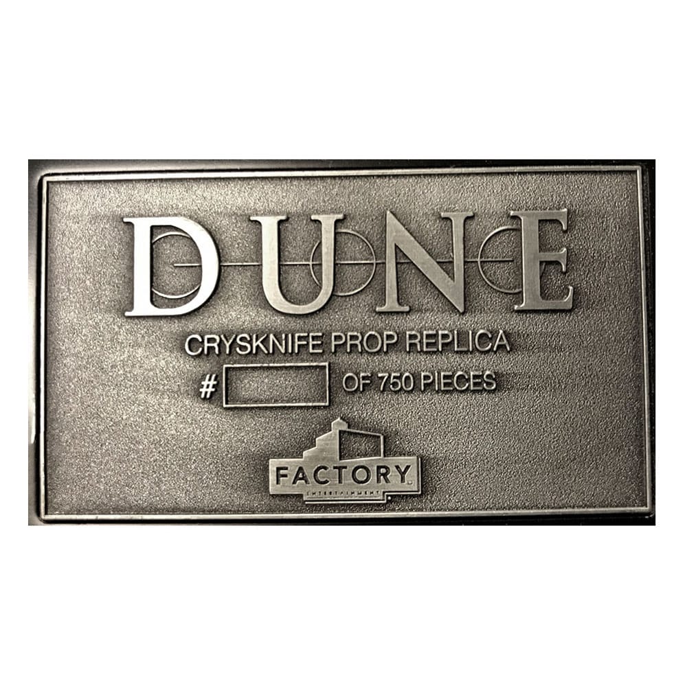 Imagen de Dune 1984 Réplica 1/1 Crysknife Edición Limitada 25 cm parte de nuestra colección en Espadas y más, sitio oficial.