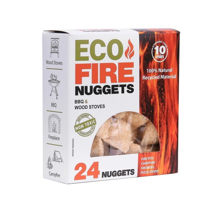 Tabletas ECO FIRE 24 unidades, pino, algodón y parafina, aprox. 282 g