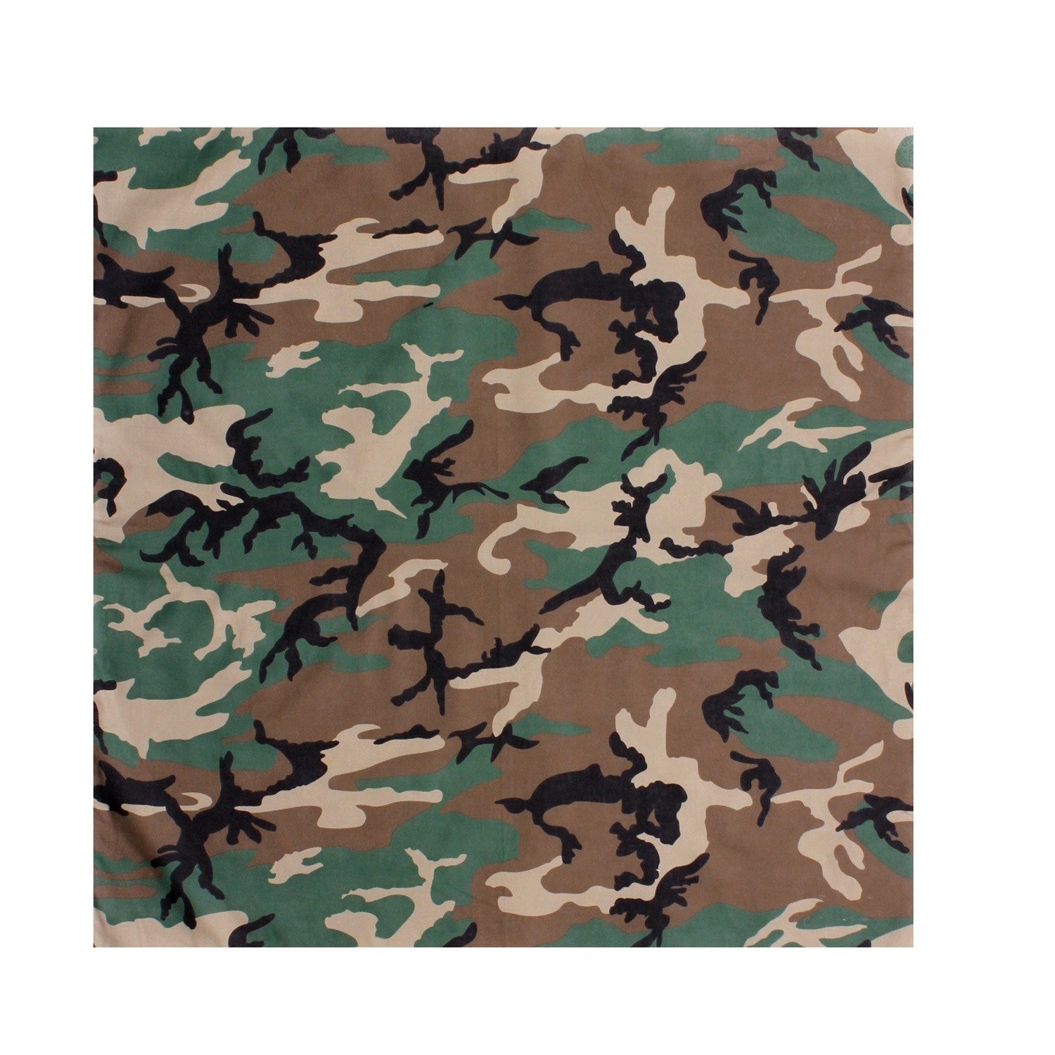 Pañuelo cuadrado Jumbo 68 x 68 cm, algodón 100%, estampado en una cara