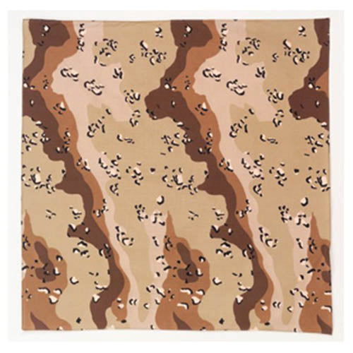 Pañuelo cuadrado Jumbo 68 x 68 cm, algodón 100%, estampado en una cara