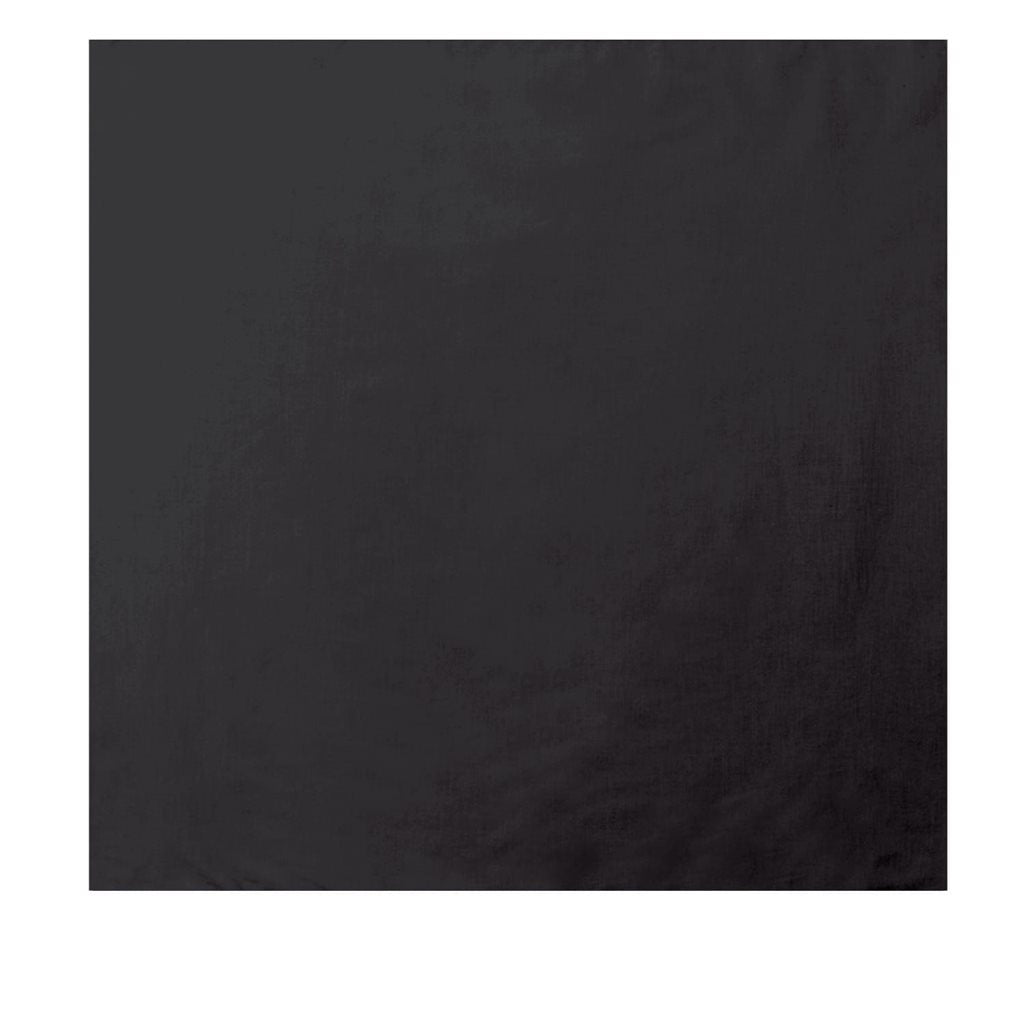 Pañuelo Jumbo negro 68 x 68 cm, 100% algodón, vista plana
