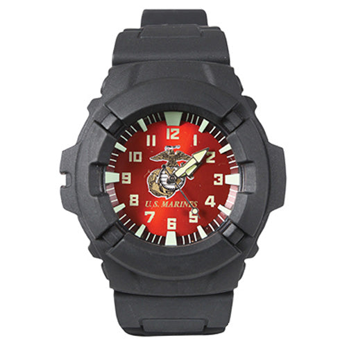 Reloj FRONTIER U.S.M.C. / MARINES, correa de caucho y esfera 3 cm