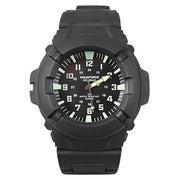 Reloj FRONTIER COMBAT con correa de goma, esfera 3 cm y manecillas luminosas