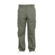 Pantalones verdes estilo Vietnam VAGE, lavado vintage, 100% algodón
