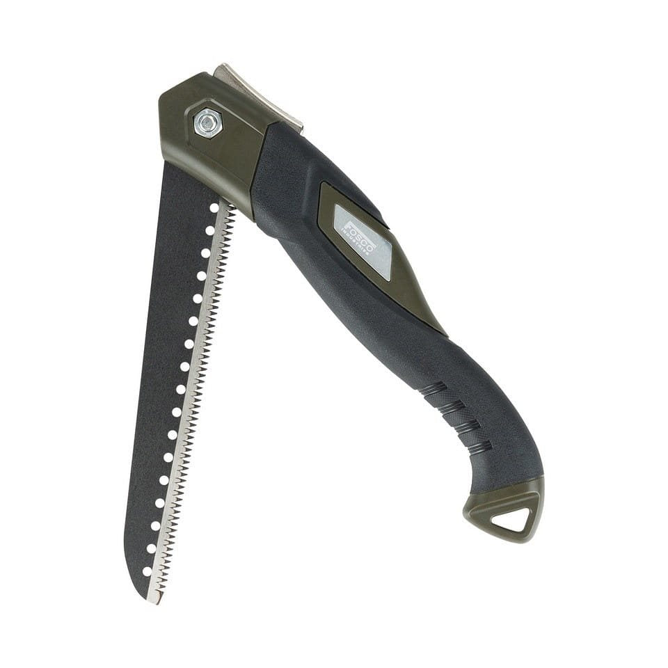 Sierra plegable OUTDOOR con hoja de acero SK5 y mango ABS/TPR