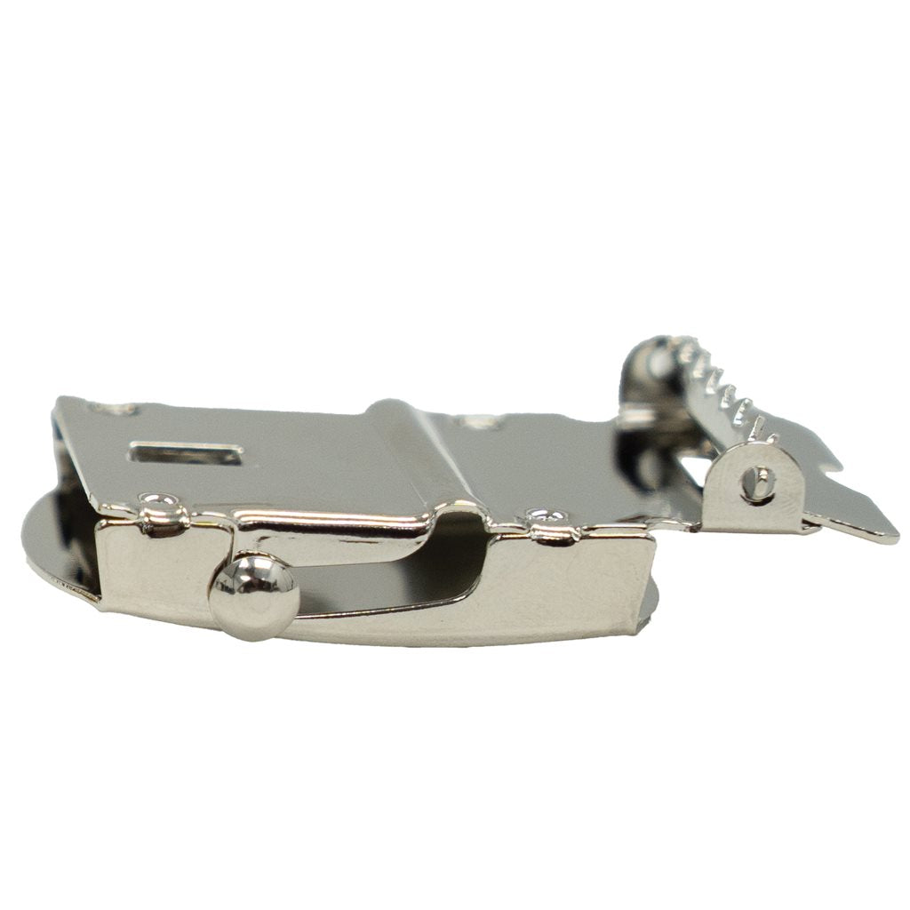Hebilla cromada para cinturón de pantalón 32 mm