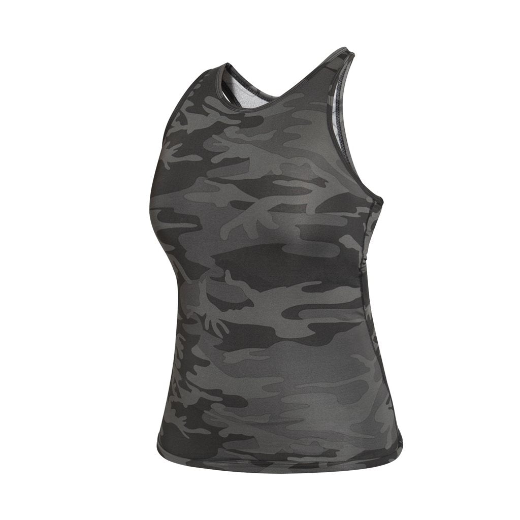 Camiseta sin mangas WORKOUT para mujer, 90% poliéster 10% spandex, secado rapido
