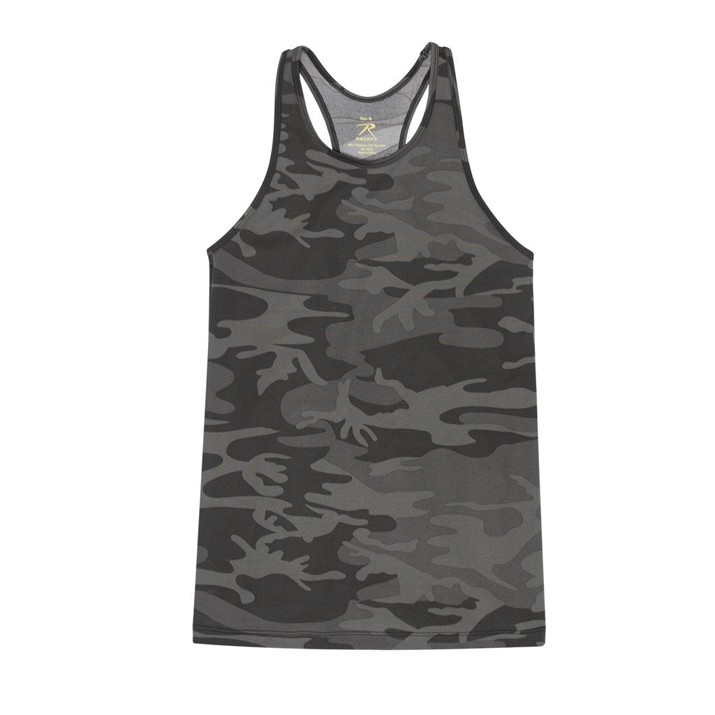 Camiseta sin mangas WORKOUT para mujer, 90% poliéster 10% spandex, secado rapido