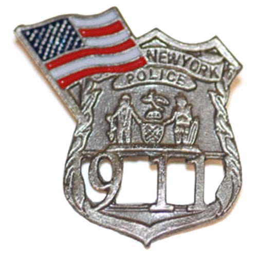 Insignia 'NEW YORK POLICE' - placa decorativa (imagen orientativa)