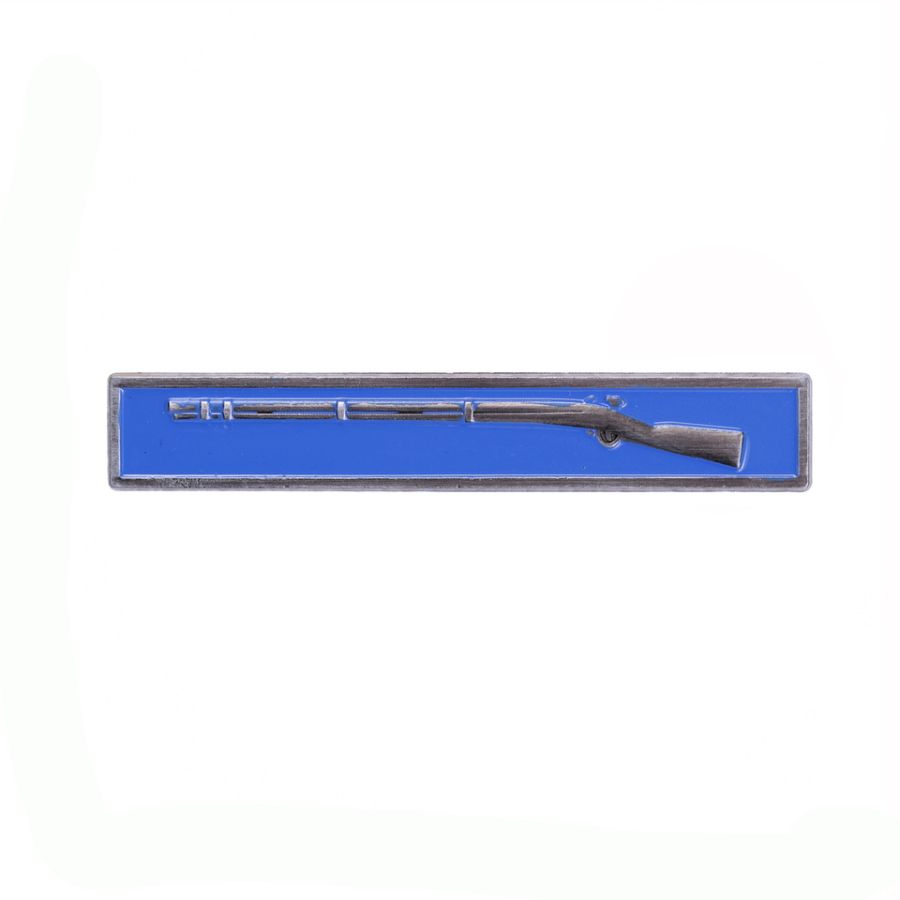Insignia US EXPERT INFANTRYMAN azul, metálica 75 x 12 mm