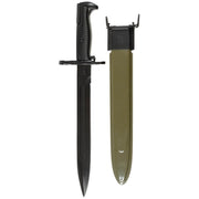 Bajoneta réplica US M1 para Garand con funda, longitud total 40 cm, hoja 25 cm