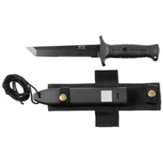 Cuchillo de combate KM2000 con funda negra