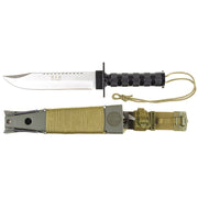 Cuchillo de supervivencia JUNGLE II negro con equipo