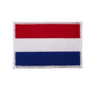 Parche textil con la bandera de Holanda, aprox. 9 x 5,5 cm