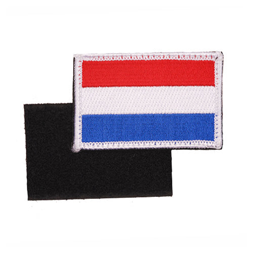 Parche bandera Holanda 7,5 x 5 cm con velcro reverso