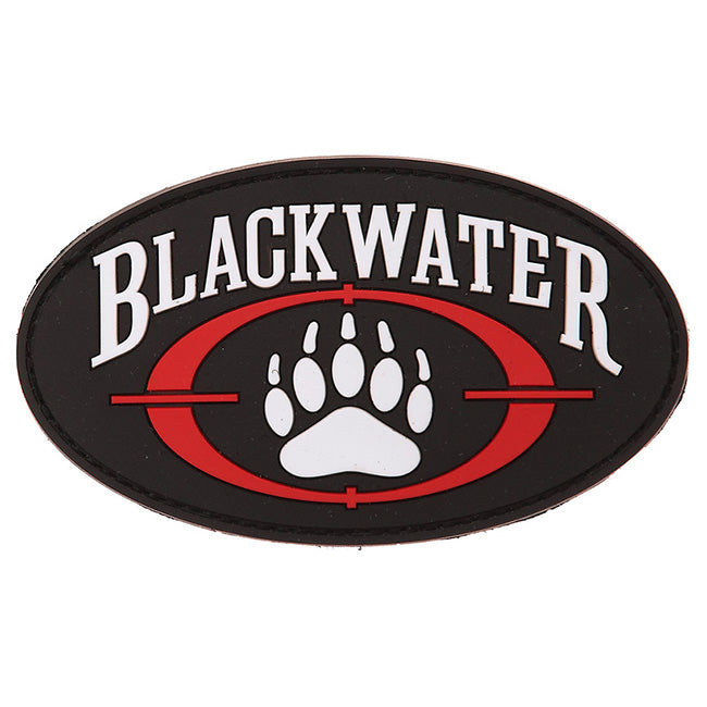 Parche PVC 3D BLACKWATER 11 x 6,5 cm con velcro
