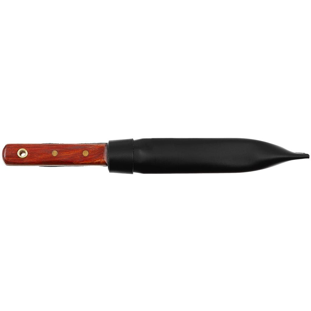 Cuchillo BW Matrosen réplica con mango de madera, longitud 23,5 cm, hoja 12,5 cm