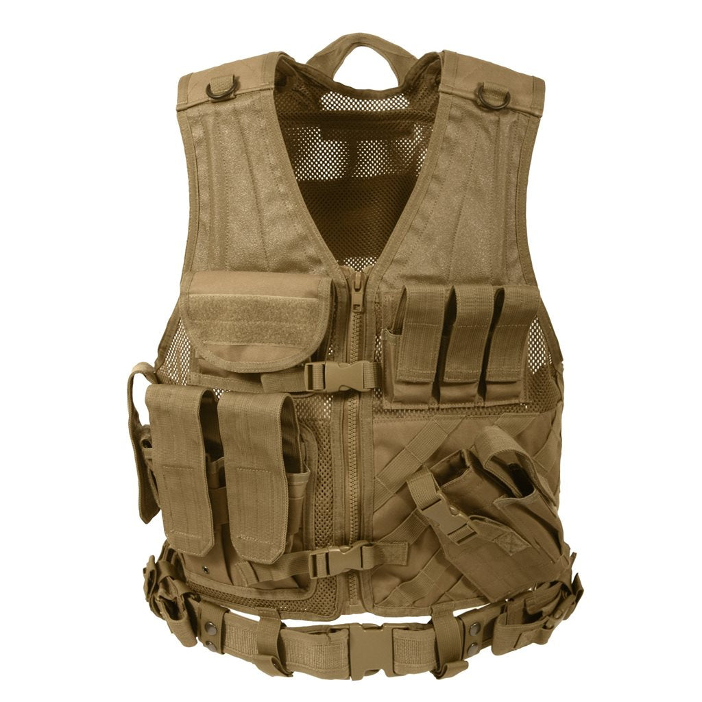Chaleco táctico CROSS DRAW MOLLE talla extra grande