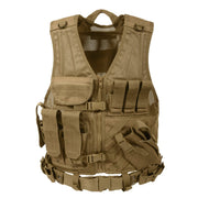 Chaleco táctico CROSS DRAW MOLLE talla extra grande