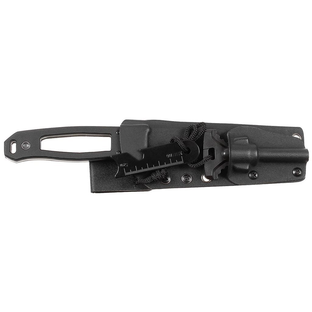 Cuchillo fijo SCORPION G10 con funda Kydex y ferrocerio - cuchillo de supervivencia ligero