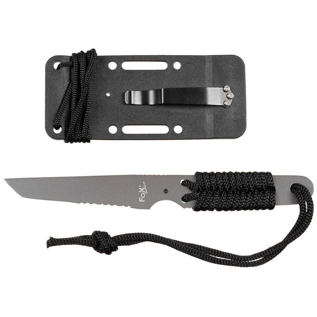 Cuchillo tanto Action I con hoja de acero inoxidable y mango paracord