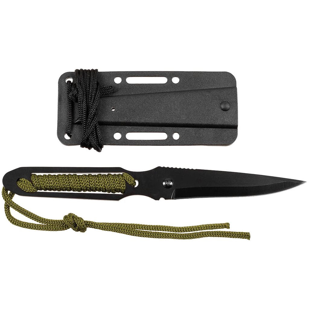 Cuchillo Action II paracord, 20 cm total, hoja 8,5 cm, con funda incluida