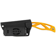 Cuchillo SKELETON amarillo con funda kydex