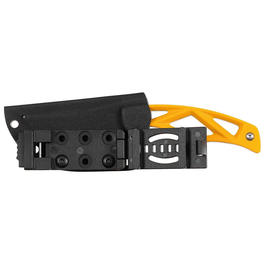 Cuchillo SKELETON amarillo con funda kydex