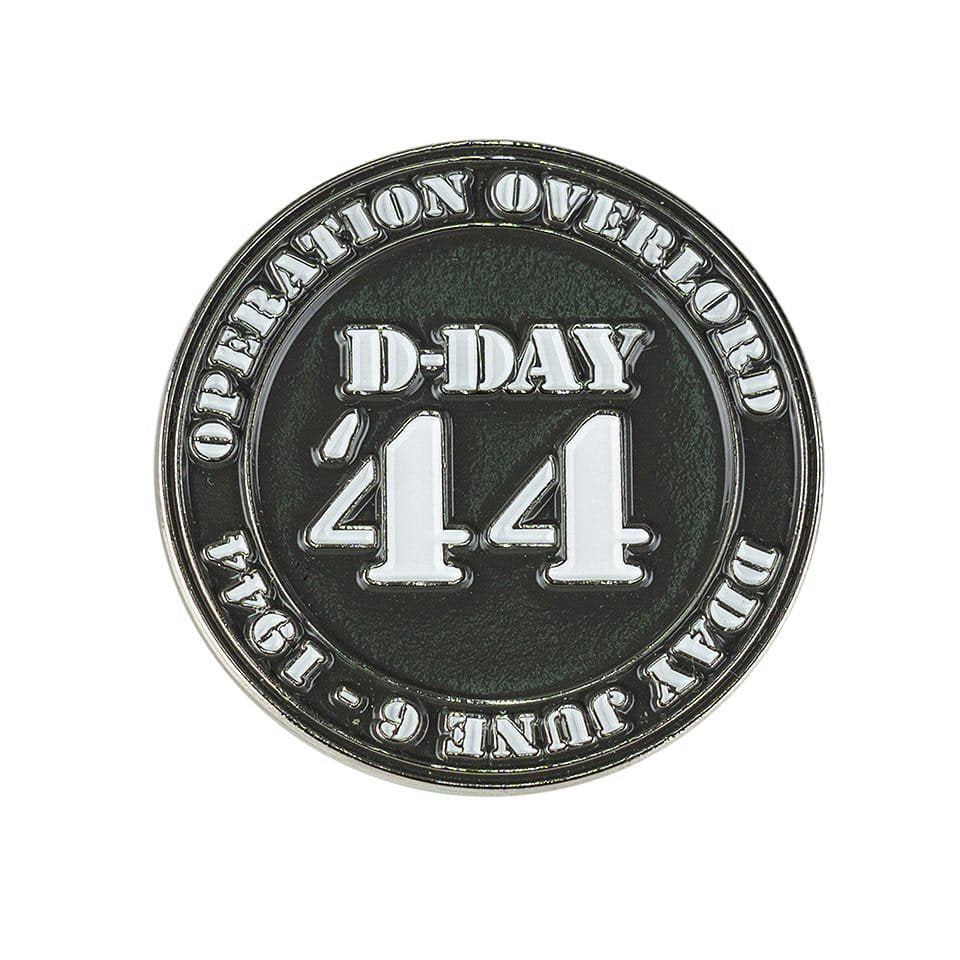 Insignia metálica D-DAY 44 Operation Overlord 3x3 cm