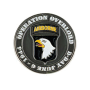 Insignia metálica 3x3 cm Operación Overlord, Normandía 1944