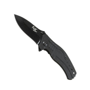 Cuchillo plegable FOX todo metálico con clip y hoja de 8,5 cm