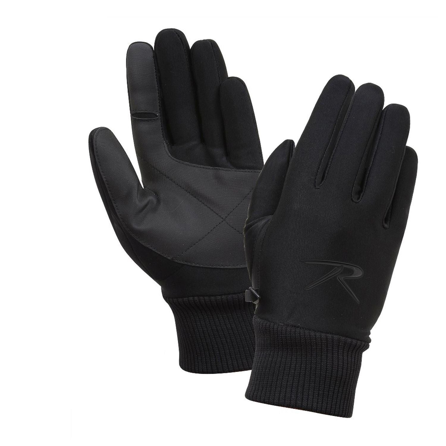 Guantes STRECH negros resistentes al agua y al viento