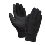 Guantes STRECH negros resistentes al agua y al viento