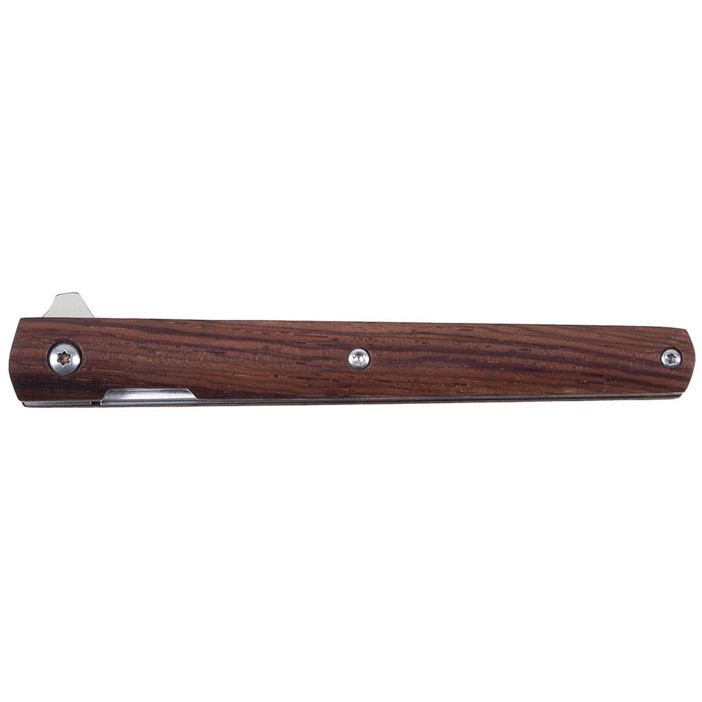Navaja plegable SLIM con funda de cuero minimalista