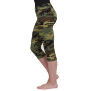 Leggings 3/4 deportivos Woodland para mujer con bolsillos, tejido 90% poliester, 10% spandex
