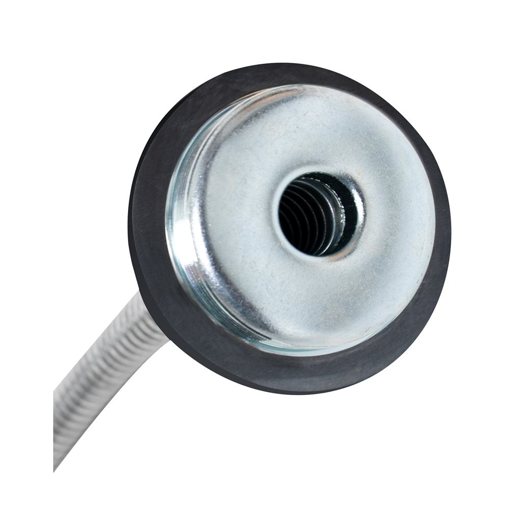 Embudo metálico para bidón US G.I. con manguera metálica flexible y filtro