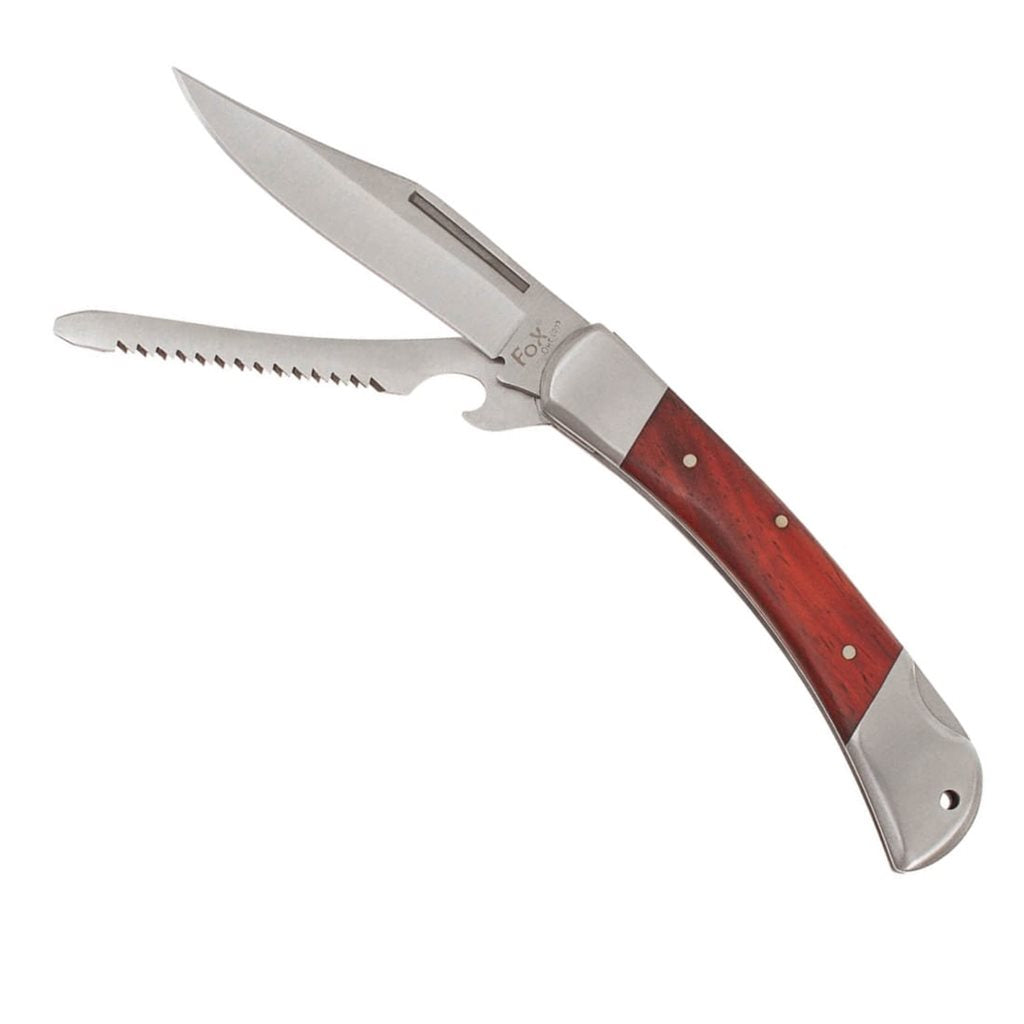 Cuchillo plegable HUNTER 22 cm con sierra y abridor de botellas
