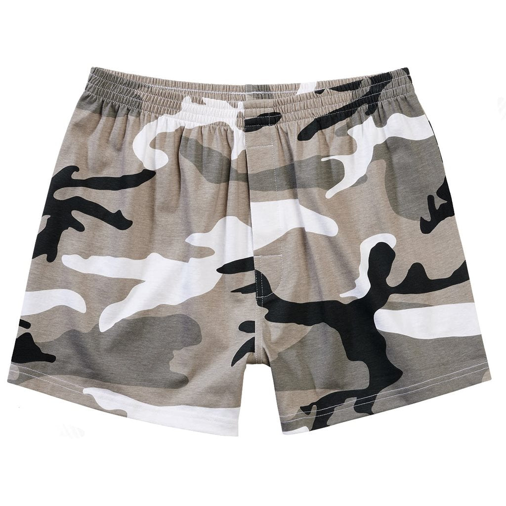 Boxer Urban de algodón transpirable con bragueta oculta y cintura elástica