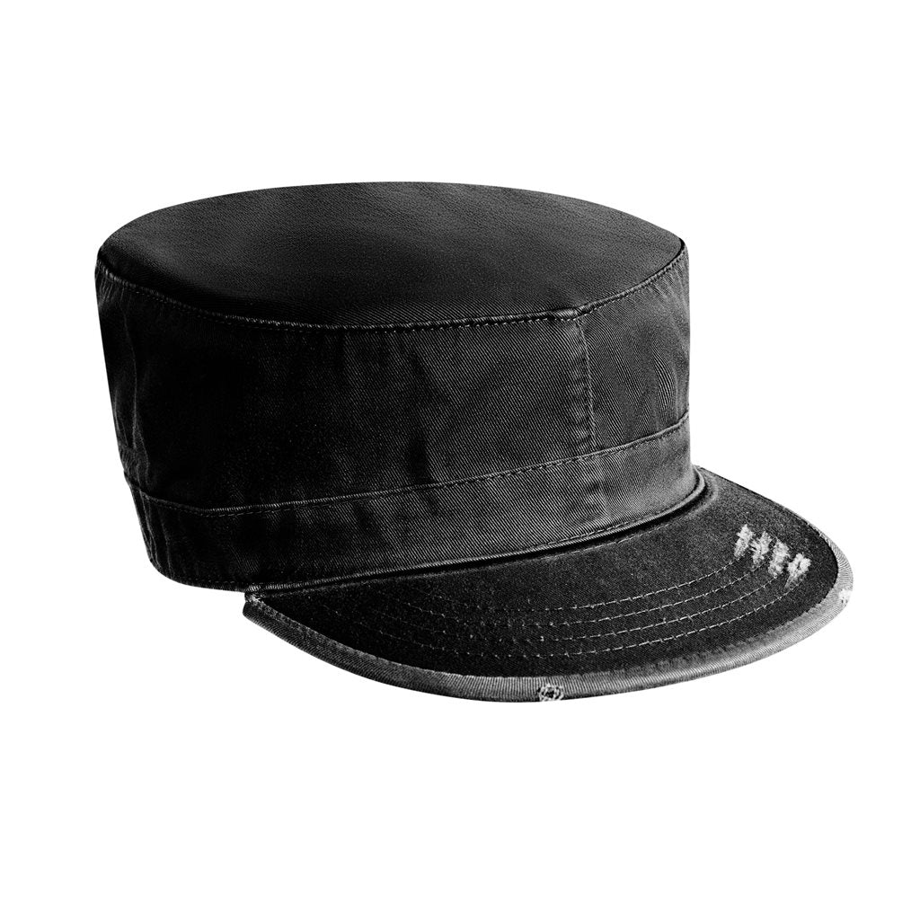Gorra VAGE FATIGUE negra tipo BDU con visera, diseño vintage de Rothco - imagen del producto